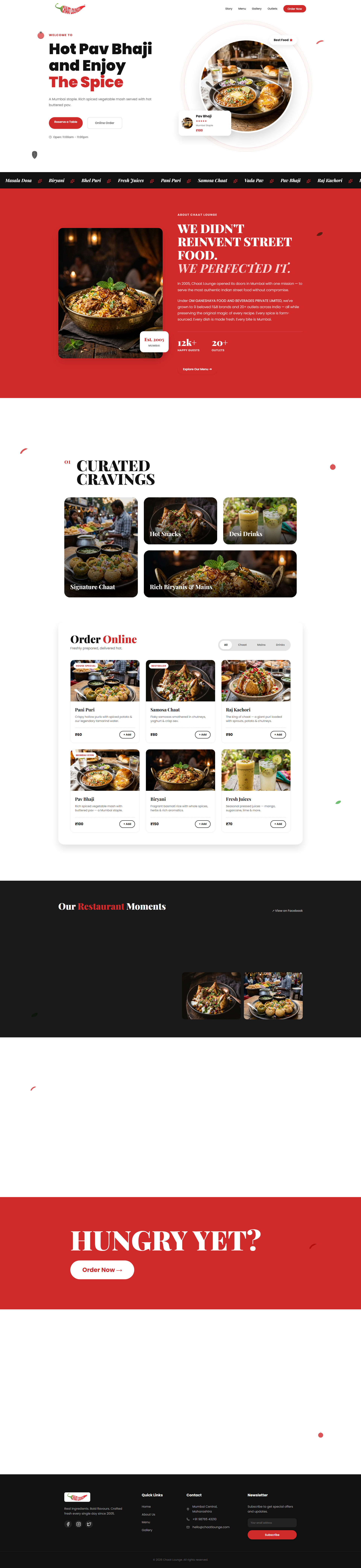 Chaat Lounge Screenshot
